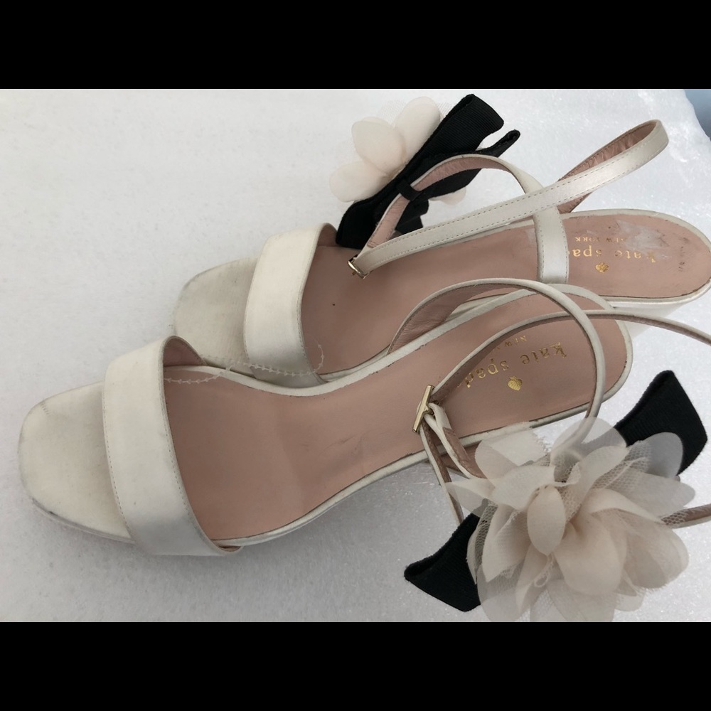 Kate Spade Wedding Satin strap shoes - NWOT